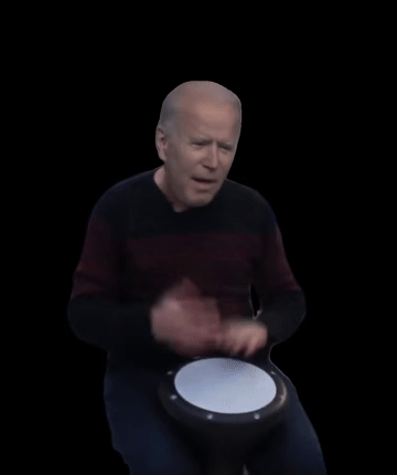 Drumming Biden
